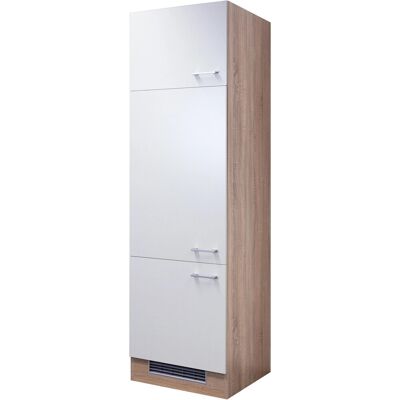 Flex-Well Samoa Wand Schrank - 3 Türen - Weiß & Sonoma Eiche Flex-Well Samoa Wand Schrank - 3 Türen - Weiß & Sonoma Eiche