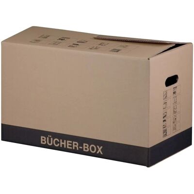 PROREGAL Mega Deal 150x Bücherbox LxBxH 560x293x339mm Bis Zu 30 kg Tragkraft Doppelwellig mit Grifflöchern Braun Bücherkarton Umzugskarton Aktenkarton PROREGAL Mega Deal 150x Bücherbox LxBxH 560x293x339mm Bis Zu 30 kg Tragkraft Doppelwellig mit Grifflöchern Braun Bücherkarton Umzugskarton Aktenkarton