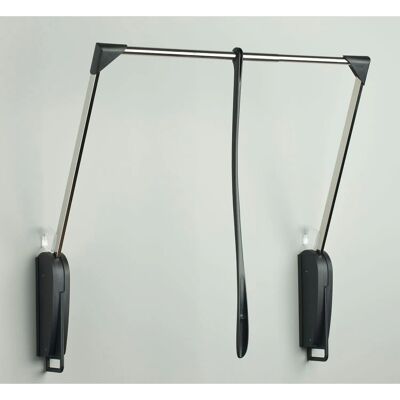 Servetto Kleiderlift Innominato 620-950 mm Schwarz Verchromt Servetto Kleiderlift Innominato 620-950 mm Schwarz Verchromt
