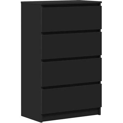 vidaXL Sideboard Schwarz Holzwerkstoff mit Schubladen - Sideboard vidaXL Sideboard Schwarz Holzwerkstoff mit Schubladen - Sideboard