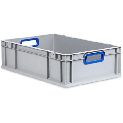 PROREGAL Eurobox Nextgen Color HxBxT 17 x 40 x 60 cm 34 Liter Griffe Blau Offen Glatter Boden Eurobehälter Transportbox PROREGAL Eurobox Nextgen Color HxBxT 17 x 40 x 60 cm 34 Liter Griffe Blau Offen Glatter Boden Eurobehälter Transportbox