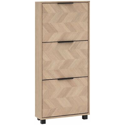 Schildmeyer Schuhkipper Piazza 3er 124,5 cm x 59,8 cm x 19,6 cm Eiche Schildmeyer Schuhkipper Piazza 3er 124,5 cm x 59,8 cm x 19,6 cm Eiche