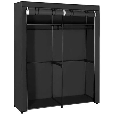 SONGMICS Stoffschrank - Schwarz - 140x43x174 cm SONGMICS Stoffschrank - Schwarz - 140x43x174 cm