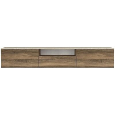 Vente-unique Tv-Hängeschrank Lotula Naturfarben Dunkel Beige 180 cm Vente-unique Tv-Hängeschrank Lotula Naturfarben Dunkel Beige 180 cm