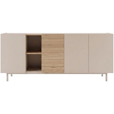 Vente-unique Sideboard Reyala Beige Naturfarben Hell 180 cm Vente-unique Sideboard Reyala Beige Naturfarben Hell 180 cm
