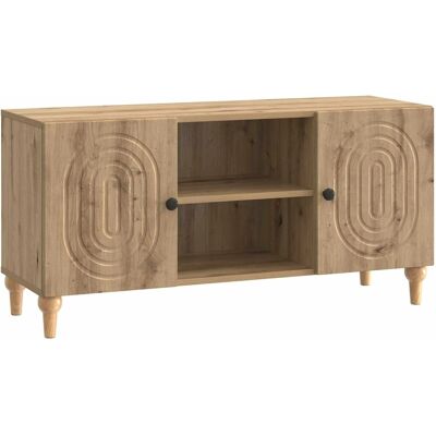 vidaXL TV-Schränk Artisan-Eiche 102 x 34,5 x 50 cm Holzwerkstoff 894244 vidaXL TV-Schränk Artisan-Eiche 102 x 34,5 x 50 cm Holzwerkstoff 894244