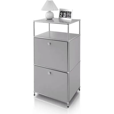 Floordirekt Metallregal Concept Epure MK-120 Verchromt 50 x 40 x 100 cm Grau Floordirekt Metallregal Concept Epure MK-120 Verchromt 50 x 40 x 100 cm Grau