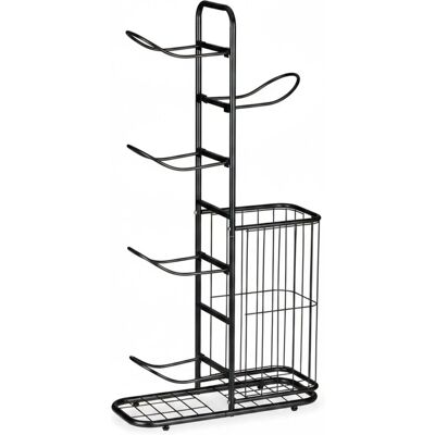 Relaxdays Ballständer Metall Schwarz mit 5 Ablagen und Korb 116 cm x 60 cm x 23,5 cm 2,7 kg Relaxdays Ballständer Metall Schwarz mit 5 Ablagen und Korb 116 cm x 60 cm x 23,5 cm 2,7 kg