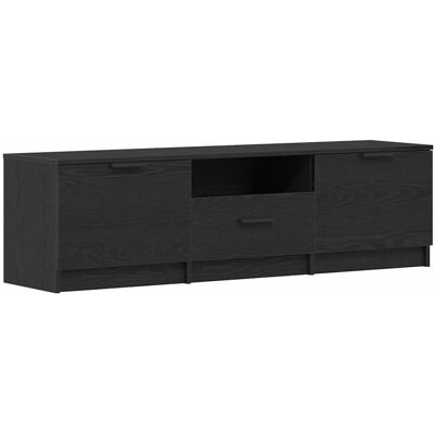 vidaXL TV Schrank - Rechteckig Schwarz Eiche Holzwerkstoff vidaXL TV Schrank - Rechteckig Schwarz Eiche Holzwerkstoff