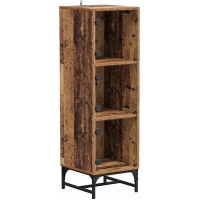 vidaXL Highboard Altholz 35 x 37 x 117 cm Holzwerkstoff 883537 vidaXL Highboard Altholz 35 x 37 x 117 cm Holzwerkstoff 883537