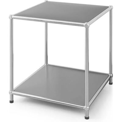 Floordirekt Metallregal Concept Epure MK-012 Beistelltisch 40 x 40 x 46 cm Grau Floordirekt Metallregal Concept Epure MK-012 Beistelltisch 40 x 40 x 46 cm Grau