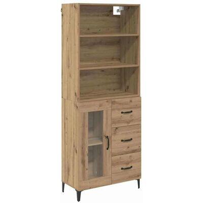 vidaXL Highboard Artisan-Eiche 69,5 x 34 x 180 cm Holzwerkstoff 3415874 vidaXL Highboard Artisan-Eiche 69,5 x 34 x 180 cm Holzwerkstoff 3415874