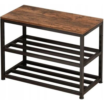 Rebiko Schuhschrank Mit Sitzfläche Großes Regal Im Industrial-loft-stil Retro Holz 62 Cm Rebiko Schuhschrank Mit Sitzfläche Großes Regal Im Industrial-loft-stil Retro Holz 62 Cm