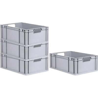 PROREGAL - NextGen Eurobox - 44L - Grau - Aufbewahrungsbox PROREGAL - NextGen Eurobox - 44L - Grau - Aufbewahrungsbox