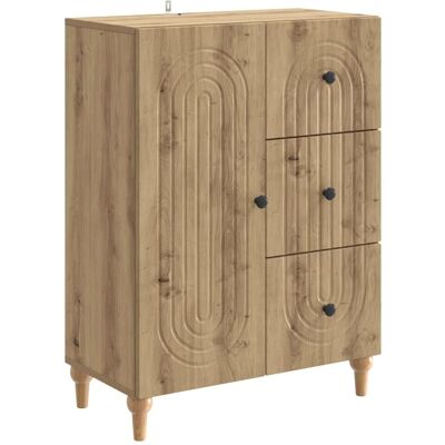 vidaXL Sideboard Artisan-Eiche 66 x 34,5 x 90 cm Holzwerkstoff 894174 vidaXL Sideboard Artisan-Eiche 66 x 34,5 x 90 cm Holzwerkstoff 894174