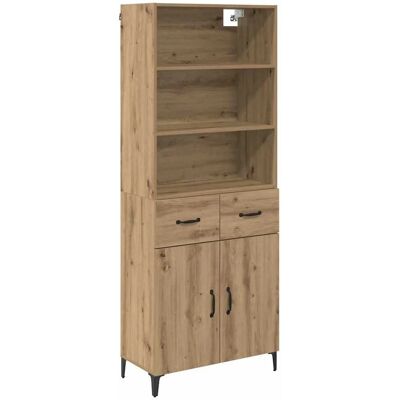 vidaXL Highboard Artisan-Eiche 69,5 x 34 x 180 cm Holzwerkstoff 3415871 vidaXL Highboard Artisan-Eiche 69,5 x 34 x 180 cm Holzwerkstoff 3415871