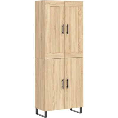 vidaXL Sonoma Eiche Hochschrank - Sideboard vidaXL Sonoma Eiche Hochschrank - Sideboard