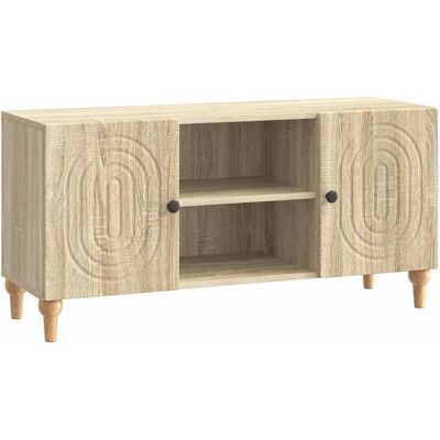 vidaXL TV-Schränk Sonoma-Eiche 102 x 34,5 x 50 cm Holzwerkstoff 894237 vidaXL TV-Schränk Sonoma-Eiche 102 x 34,5 x 50 cm Holzwerkstoff 894237