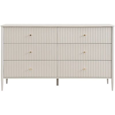 Vente-unique Kommode Calitaro Beige 140 cm Vente-unique Kommode Calitaro Beige 140 cm
