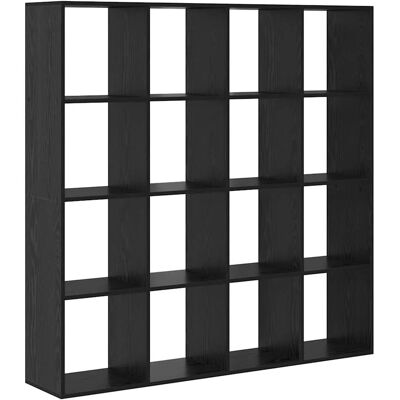 vidaXL Bücherregal Schwarz Eichen-Optik 137,5 x 29 x 137,5 cm 3388357 vidaXL Bücherregal Schwarz Eichen-Optik 137,5 x 29 x 137,5 cm 3388357