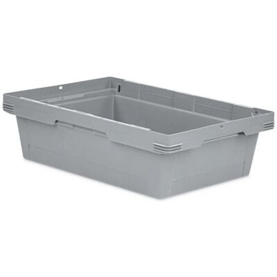 PROREGAL Conical Mehrweg-Stapelbehälter Grau HxBxT 17,3 x 40 x 60cm 29 Liter Lagerbox Eurobox Transportbox Transportbehälter Stapelbehälter PROREGAL Conical Mehrweg-Stapelbehälter Grau HxBxT 17,3 x 40 x 60cm 29 Liter Lagerbox Eurobox Transportbox Transportbehälter Stapelbehälter
