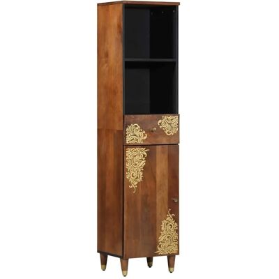 vidaXL Sideboard Honigbraun 38 x 33,5 x 160 cm Massivholz Mango 4018758 vidaXL Sideboard Honigbraun 38 x 33,5 x 160 cm Massivholz Mango 4018758