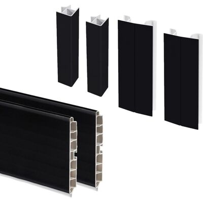 Emuca Lot Gewürzregal Ablage Titane für Küchenmöbel oder zur Montage an die Wand Stahl Anthrazitgrau Emuca Lot Gewürzregal Ablage Titane für Küchenmöbel oder zur Montage an die Wand Stahl Anthrazitgrau