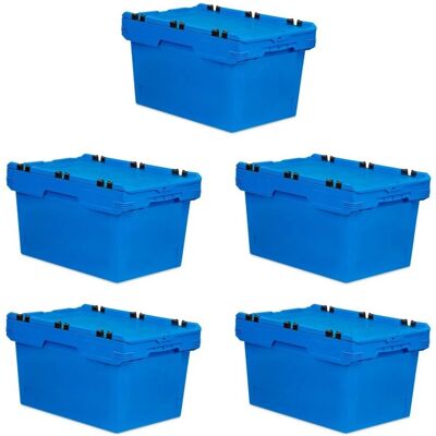 PROREGAL - Crocodile Lid Stackable 58L - Blau PROREGAL - Crocodile Lid Stackable 58L - Blau