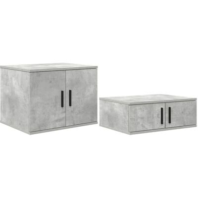 VidaXL Beton Grau Aufbewahrungsschrank VidaXL Beton Grau Aufbewahrungsschrank