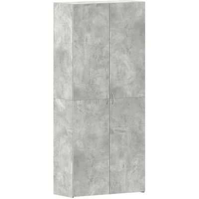 vidaXL Graues Beton Holz Industrieller Schuhschrank - Schuhaufbewahrung vidaXL Graues Beton Holz Industrieller Schuhschrank - Schuhaufbewahrung
