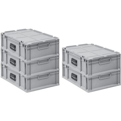 PROREGAL - NextGen Portable - 18,5x40x60 cm - Grau - Box PROREGAL - NextGen Portable - 18,5x40x60 cm - Grau - Box
