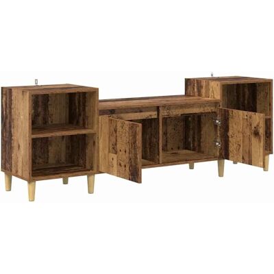 vidaXL TV-Schrank Altholz 160 x 35 x 55 cm Holzwerkstoff 881024 vidaXL TV-Schrank Altholz 160 x 35 x 55 cm Holzwerkstoff 881024