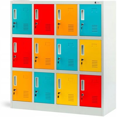 Jan Nowak OLA Metall-Schrank - 109x120x45cm - Schule, Fitness, Hotel Jan Nowak OLA Metall-Schrank - 109x120x45cm - Schule, Fitness, Hotel
