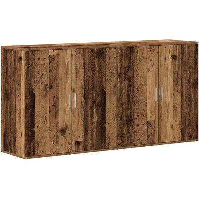 vidaXL Sideboards 2 Stk Altholz 79 x 38 x 80 cm Holzwerkstoff 3334308 vidaXL Sideboards 2 Stk Altholz 79 x 38 x 80 cm Holzwerkstoff 3334308