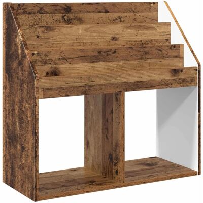 vidaXL Kinderregal Altholz 72,5 x 29,5 x 69 cm Holzwerkstoff 892387 vidaXL Kinderregal Altholz 72,5 x 29,5 x 69 cm Holzwerkstoff 892387