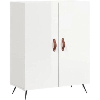vidaXL Hochglanz-Weiße Sideboard - Stauraum & Buffet - 69,5x34x90 cm vidaXL Hochglanz-Weiße Sideboard - Stauraum & Buffet - 69,5x34x90 cm