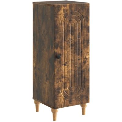 vidaXL Sideboard Geräucherte Eiche 33 x 34,5 x 90 cm Holzwerkstoff 894140 vidaXL Sideboard Geräucherte Eiche 33 x 34,5 x 90 cm Holzwerkstoff 894140