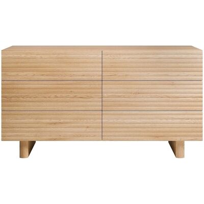 Vente-unique Kommode Ludima Naturfarben Hell 150 cm Vente-unique Kommode Ludima Naturfarben Hell 150 cm