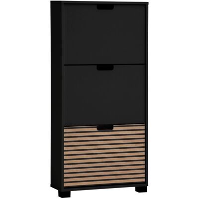 Schildmeyer Schuhkipper Ryker 3 Klappen 124 cm x 19,6 cm x 59,8 cm Schwarz Schildmeyer Schuhkipper Ryker 3 Klappen 124 cm x 19,6 cm x 59,8 cm Schwarz