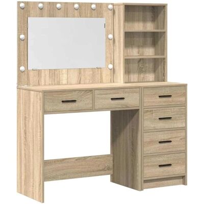 vidaXL Sonoma Eiche Set aus 2 Spiegeln - Spiegel vidaXL Sonoma Eiche Set aus 2 Spiegeln - Spiegel