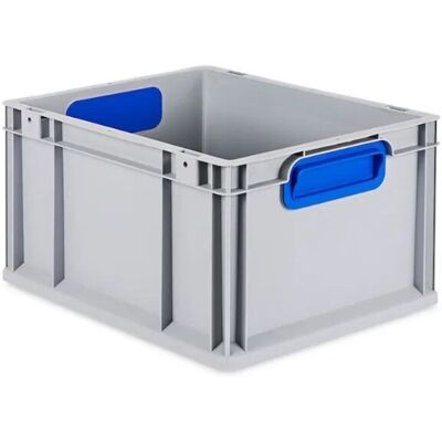 PROREGAL Eurobox Nextgen Color HxBxT 22 x 30 x 40 cm 20 Liter Griffe Blau Geschlossen Glatter Boden Eurobehälter Transportbox PROREGAL Eurobox Nextgen Color HxBxT 22 x 30 x 40 cm 20 Liter Griffe Blau Geschlossen Glatter Boden Eurobehälter Transportbox