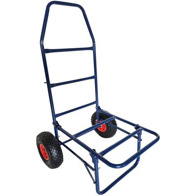 Relaxdays Transportwagen Stahl Blau Klappbar 102 cm x 50 cm x 37 cm 80 kg Relaxdays Transportwagen Stahl Blau Klappbar 102 cm x 50 cm x 37 cm 80 kg