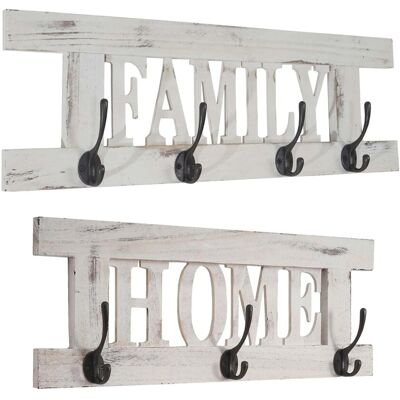 MCW - Zuhause-Familie-C60-2 - Shabby-Look - Garderobenhaken MCW - Zuhause-Familie-C60-2 - Shabby-Look - Garderobenhaken
