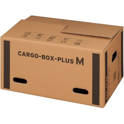 PROREGAL Mega Deal 90x Cargobox M LxBxH 600x400x300mm mit Schmetterlingsboden & Grifflöchern Doppelwellig Braun Faltkarton Umzugskarton PROREGAL Mega Deal 90x Cargobox M LxBxH 600x400x300mm mit Schmetterlingsboden & Grifflöchern Doppelwellig Braun Faltkarton Umzugskarton