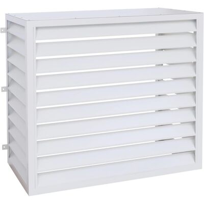 MCW Verkleidung Für Klimaanlage/Wärmetauscher O43 Metall 111x127x65cm Grau-Weiß MCW Verkleidung Für Klimaanlage/Wärmetauscher O43 Metall 111x127x65cm Grau-Weiß