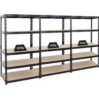 PROREGAL - TIGER - 180x100x60cm - 265 kg/Stufe - Lagerregal PROREGAL - TIGER - 180x100x60cm - 265 kg/Stufe - Lagerregal