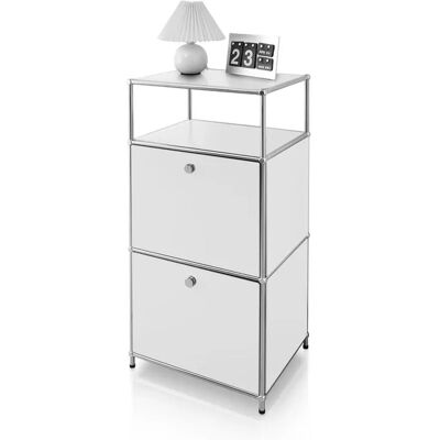 Floordirekt Metallregal Concept Epure MK-120 Verchromt 50 x 40 x 100 cm Weiß Floordirekt Metallregal Concept Epure MK-120 Verchromt 50 x 40 x 100 cm Weiß
