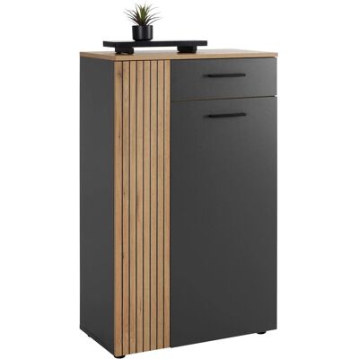 Mömax Schuhschrank Cadix Anthrazit/Eichefarben Mömax Schuhschrank Cadix Anthrazit/Eichefarben