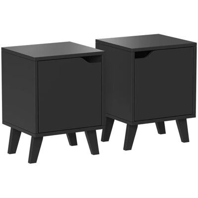 Vicco Nachttisch Malu Schwarz 35 x 47 2er Set Vicco Nachttisch Malu Schwarz 35 x 47 2er Set
