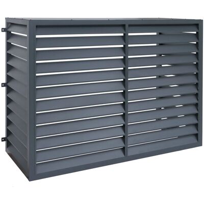 MCW Verkleidung Für Klimaanlage/Wärmetauscher O43 Metall 132x175x75cm Anthrazit MCW Verkleidung Für Klimaanlage/Wärmetauscher O43 Metall 132x175x75cm Anthrazit